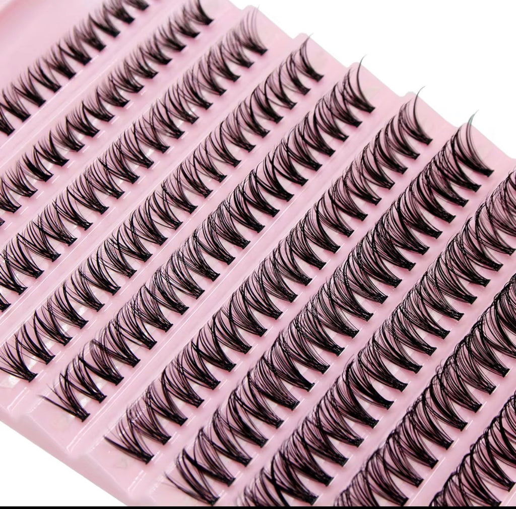 Big Capacity Super Bunch DIY Cluster Lashes 8-16mm Mix Charm Style Eyelashes Extension False Eyelash Makeup Tool Russian Volume