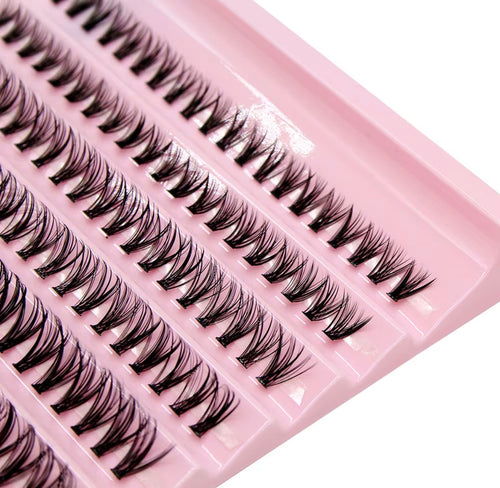 Big Capacity Super Bunch DIY Cluster Lashes 8-16mm Mix Charm Style Eyelashes Extension False Eyelash Makeup Tool Russian Volume