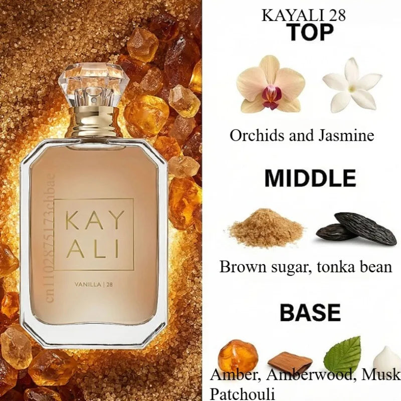 KAYALI 100ml Unisex Eau De Parfum – Long Lasting Arabian Inspired Vanilla 28 Yum Boujee Marshmallow 81 Utopia Coco Gift Perfume